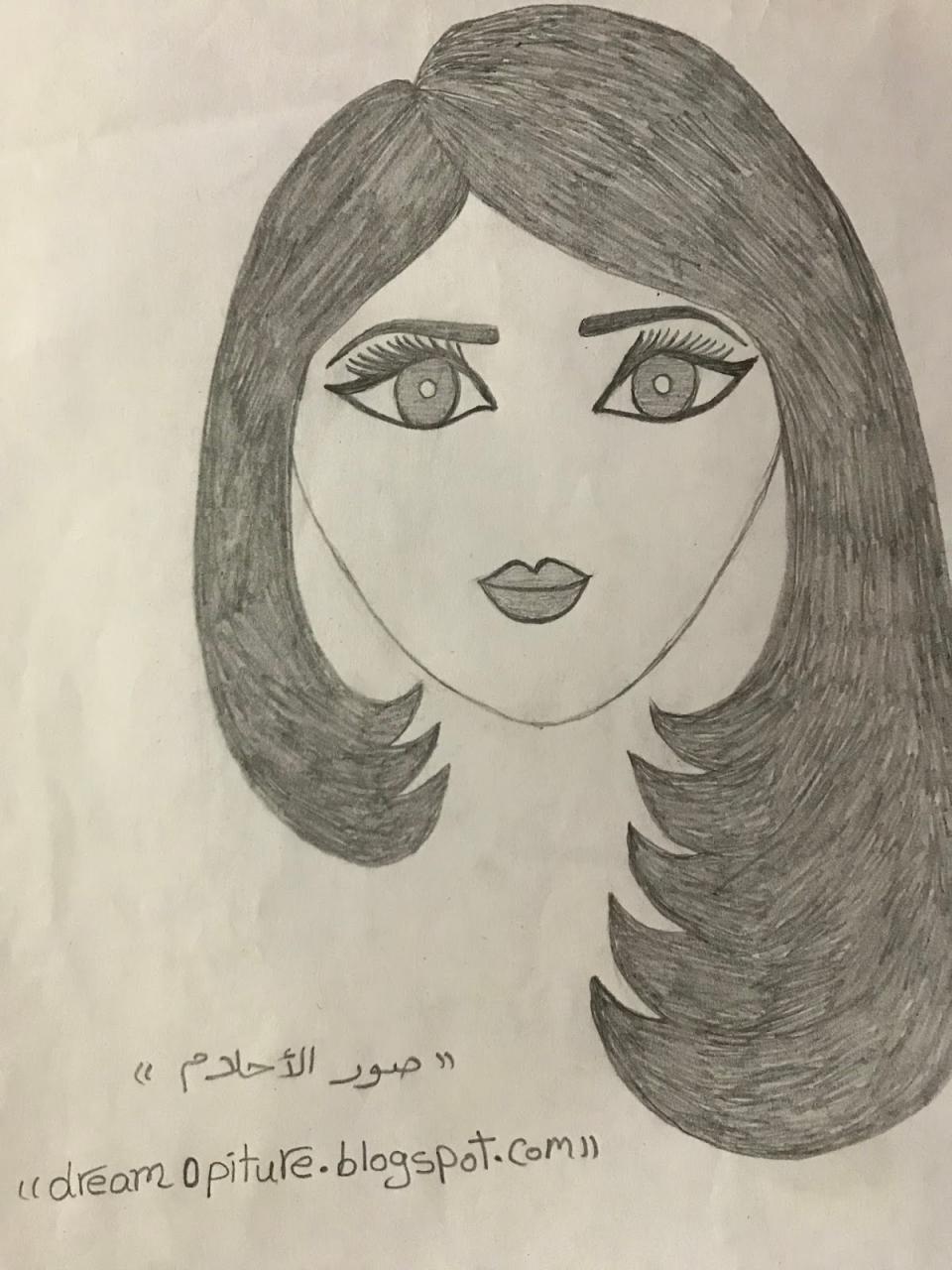 صور وجوه مرسومة - صورة بنات و شباب بالقلم الرصاص 2413 1