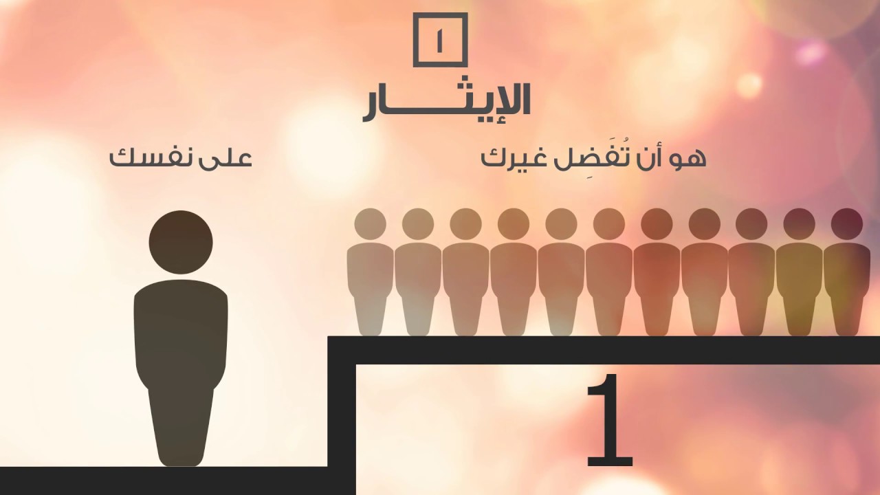 معنى كلمة الايثار , مفردات مصطلح ايثار